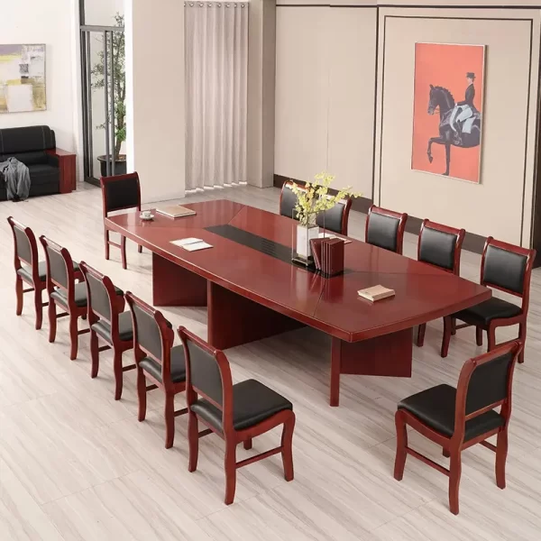 00:00 00:45 View larger image Add to Compare Share hot selling wood paint Office Furniture Luxury Meeting table and chair Conference table office desk commercial furniture