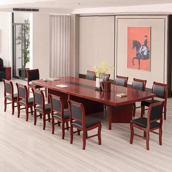 00:00 00:45 View larger image Add to Compare Share hot selling wood paint Office Furniture Luxury Meeting table and chair Conference table office desk commercial furniture