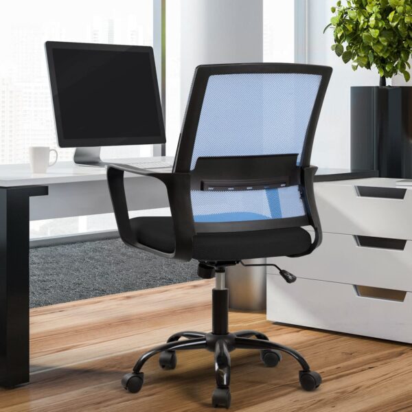 Office desk, 1.2m curved desk, office seat, 4-way workstation