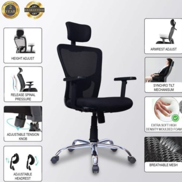 1.8m executive office desk, 2-way workstation ,headrest office seat