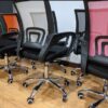 2.4M boardroom table, 1.4m executive office desk, filing cabinet, 4-way workstation, headrest office seat