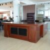 Orthopedic office seat, 1.4m executive office desk,-way workstation