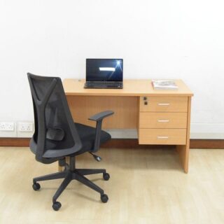 clerical office seat, headrest office seat, 4-drawer cabinet, 4-way workstation