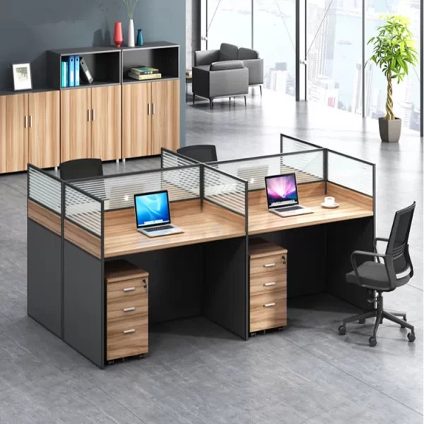 waiting bench, 1.6m executive desk, 4-drawer