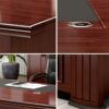 1.8m executive office desk, orthopedic office desk, 9-locker metallic cabinet,4-way workstation, directors offfice seat