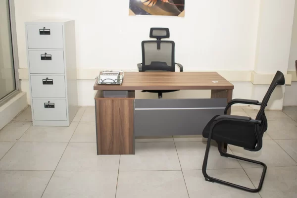 orthopedic office seat, 1.4m exec utive office desk, 4-way workstation, 2.4m boardroom table, directors office seat