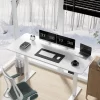 1.4m executive office desk,4-drawer filing cabinet,4-way workstation