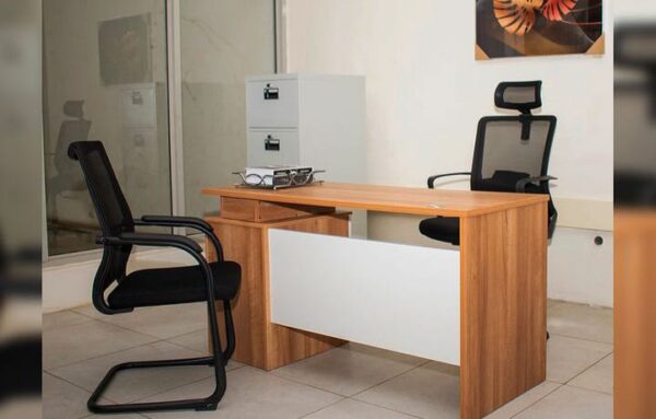 orthopedic office seat, 1.4m exec utive office desk, 4-way workstation, 2.4m boardroom table, directors office seat