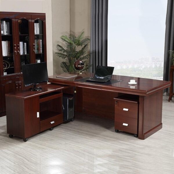 2.0m executive office desk, orthopedic office desk, 3-link waiting bench, 4-way workstation, 2.4m boardroom table