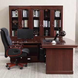2.0m executive office desk, orthopedic office desk, 3-link waiting bench, 4-way workstation, 2.4m boardroom table