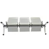 3-link heavy duty waiting bench, single way workstation, headrest office seat