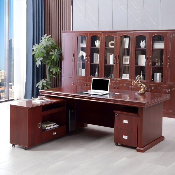 2.0M Executive office desk, orthopedic office seat, 1.2m executive office desk, headrest office seat