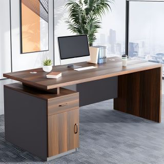 1.2m office desk, clerical office seat, 4-drawers filing cabinet