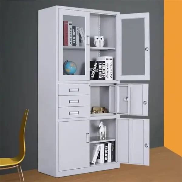 4-drawer filing cabinet,4-way workstation, 3.0m boardroom table