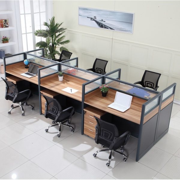 2.0m executive office desk, office seat, 4-way workstation