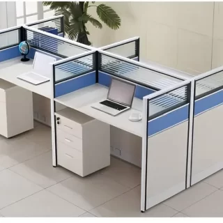 secretarial seat, 1.4m executive desk,4-way workstation