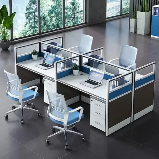 1.4m executive office desk ,orthopedic office seat, 2-way workstation