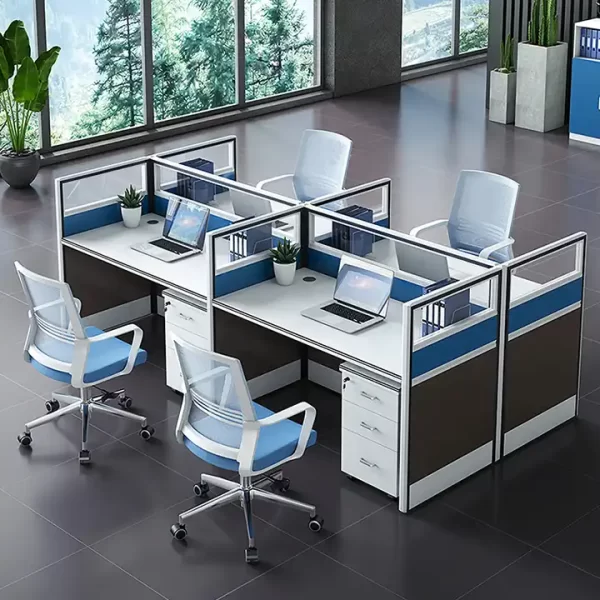 1.4m executive office desk ,orthopedic office seat, 2-way workstation