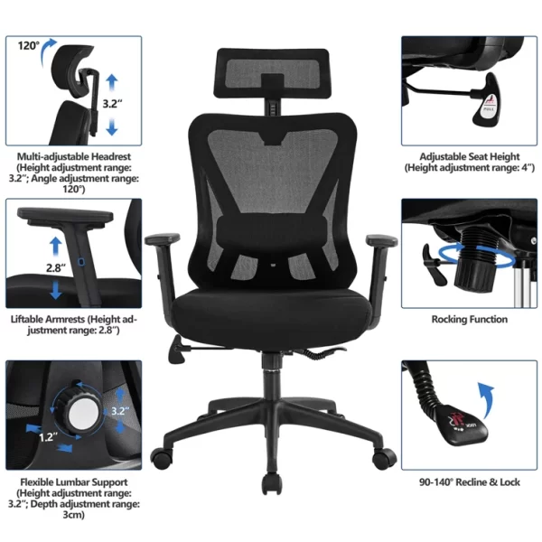 1.8m executive office desk, orthopedic office seat, 4-way workstatiuon boardroom table,1.2m office desk