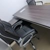 2.0m executive office desk,3-link waiting bench, executive office seat, filing cabinet ,2.4m boardroom table