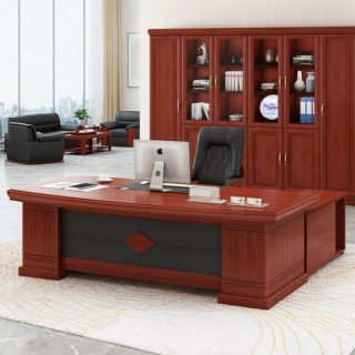 1.4m executive office desk, 4-drawer metallic filing cabinet cabinet,2.4m boardroom table,visitor officve seat,1-way workstation