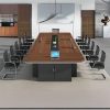 1.4M executive desk,2-door filing cabinet, 2.4m boardroom Table.2-way workstation,secretarial office seat