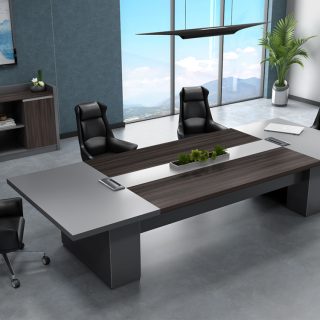 1.4M executive desk,2-door filing cabinet, 2.4m boardroom Table.2-way workstation,secretarial office seat
