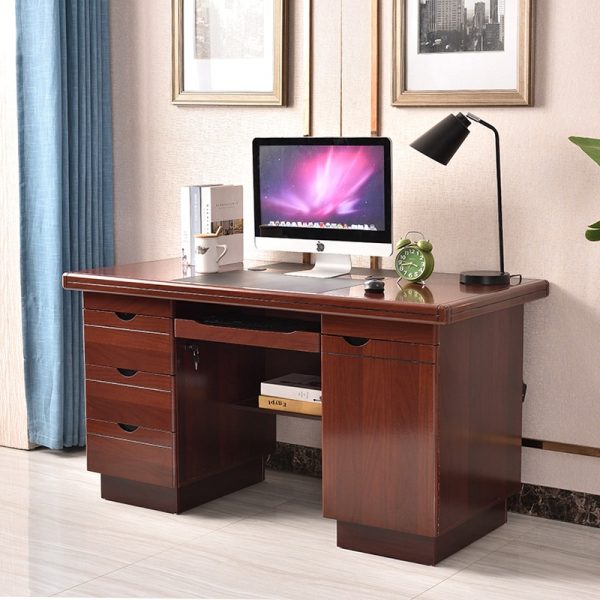 Orthopedic office seat,1200mm executive office seat, 3-drawers filing cabinet,2-way workstation