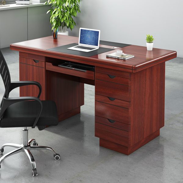 Orthopedic office seat,1200mm executive office seat, 3-drawers filing cabinet,2-way workstation