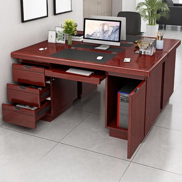 2.0m executive office desk,4-way worksatation,4-drawer filing cabinet,waitin office seat