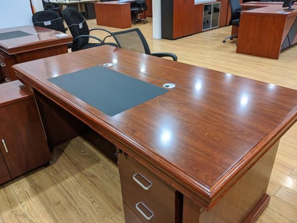 1.6m executive office desk,orthopedic office seat,4-way workstation,headrest office seat,2-door full metallic filing cabinet