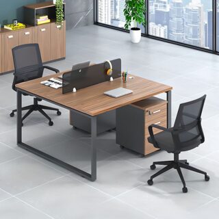 4-Way office workstation,headrest office seat,3-drawers filing cabinet,4-seater foldable out door seat