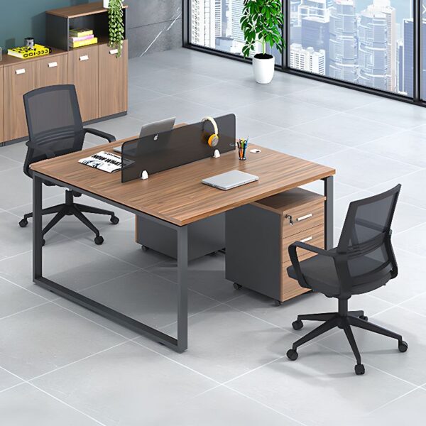 4-Way office workstation,headrest office seat,3-drawers filing cabinet,4-seater foldable out door seat