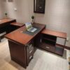 1200mm electric adjustable table,beige directors office seat,2.4m boardroom table,2-door filing cabinet,executive visitors seat,