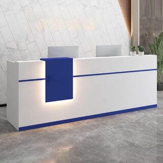 1.6m reception desk,5-seater executive sofa, executive coffee table,1.2m executive desk ,orthopedic office seat