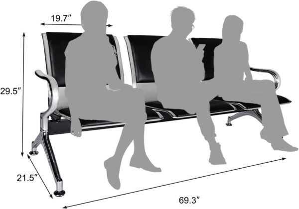 4-link waiting bench,4-way workstation,1.4m executive desk, ergonomic office seat, executive visitors seat