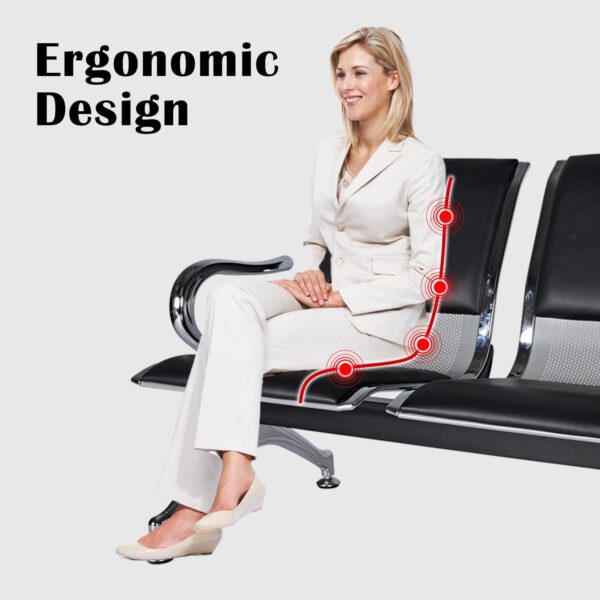 4-link waiting bench,4-way workstation,1.4m executive desk, ergonomic office seat, executive visitors seat