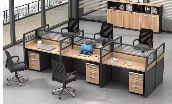 workstation seat,2.4m boardroom table,4-link waiting bench,3-door executive cabinet