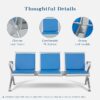 2-link waiting bench,5-seater office sofa,1m office desk,1-way workstation