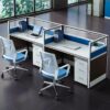 2-way office workstation,2.4m boardroom table,2-door filing cabinet, visitors seat