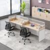 2-way office workstation,2.4m boardroom table,2-door filing cabinet, visitors seat