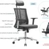 6-Way office workstation, office seat,1.0m office desk ,mahogany coat hanger