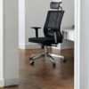 6-Way office workstation, office seat,1.0m office desk ,mahogany coat hanger