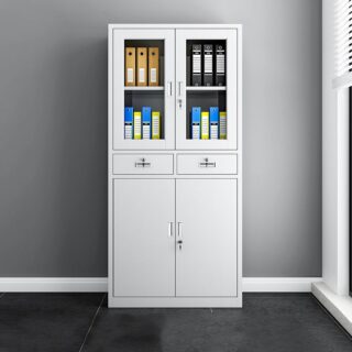 3-Drawer filing cabinet,2.4m boardroom table,6-way office workstation, executive visitors seat
