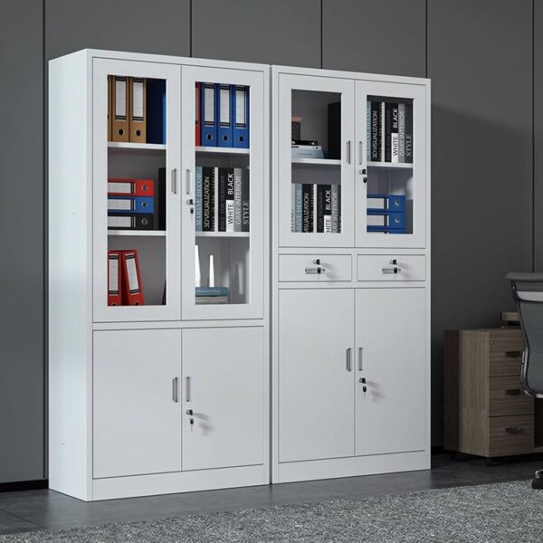 3-Drawer filing cabinet,2.4m boardroom table,6-way office workstation, executive visitors seat