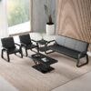 executive coffee table, mahogany coat hanger, wooden credenza, executive high back office seat