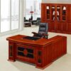 2.0m executive office desk, orthopedic office seat, 2-way office workstation