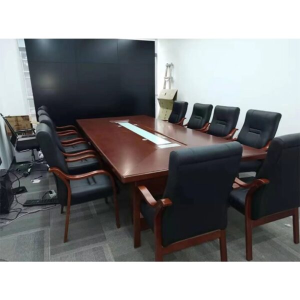 1.4m executive office desk,4-drawer filing cabinet, 4-link waiting bench,80kg fireproof safe box
