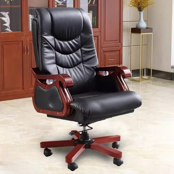 2.4m executive desk, orthopedic office seat,6-way office workstation