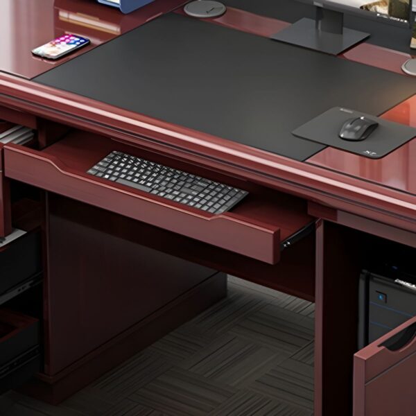 Generic executive office seat,4-link waiting bench,4-way office workstation,1.6m executive office desk